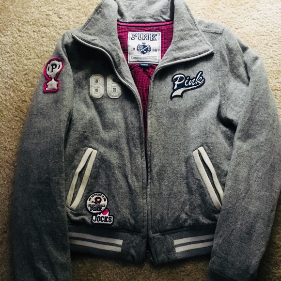 PINK Victoria's Secret Jackets & Blazers - Pink Limited Edition Varsity Jacket